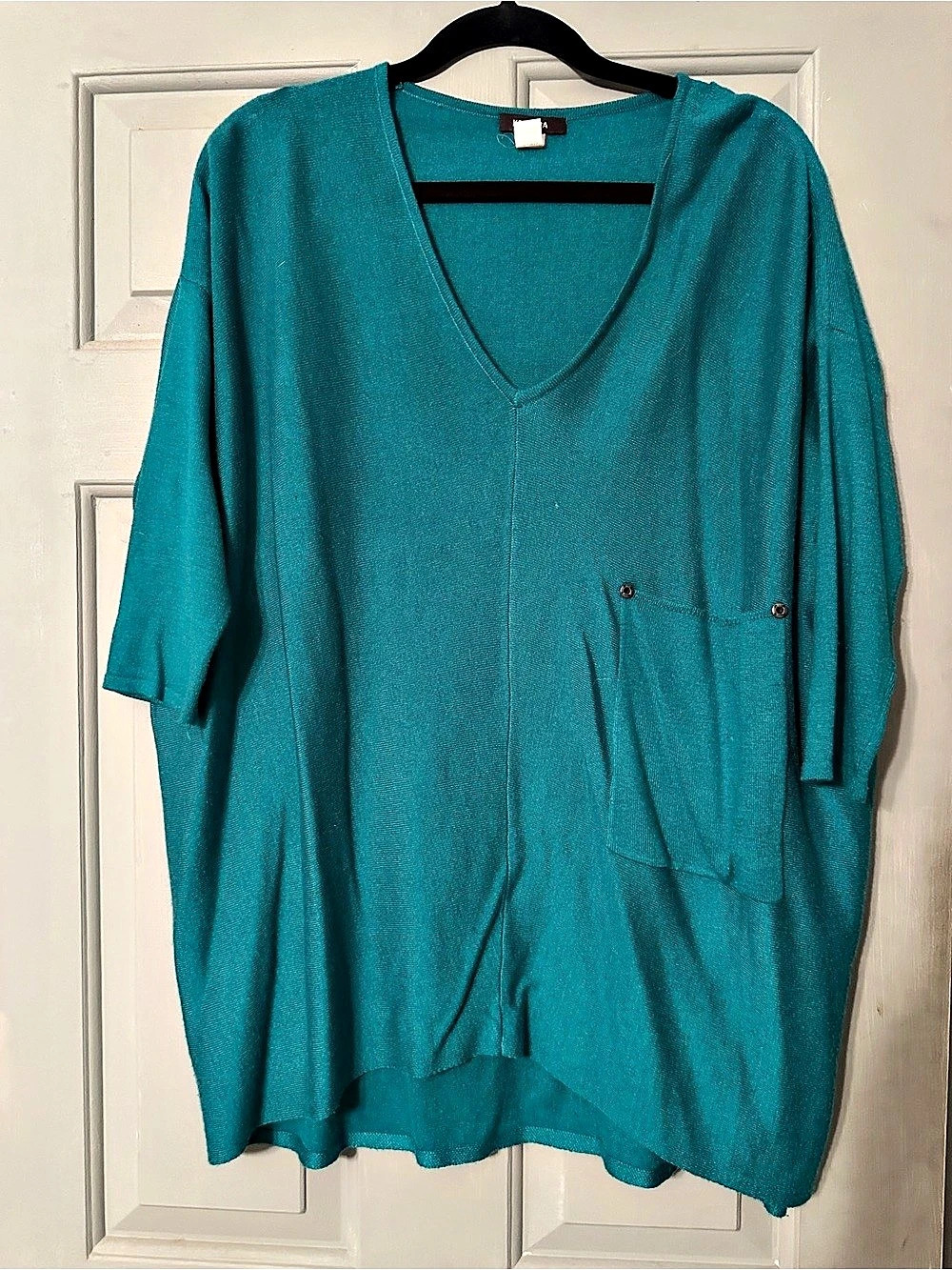 Kerisma M2048 Long Sleeve Tunic in Blue Size Medium
